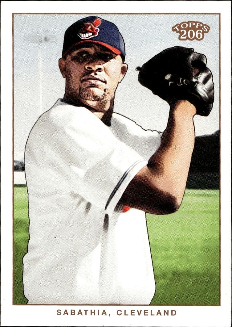 2002 Topps 206 CC Sabathia #257 trading card