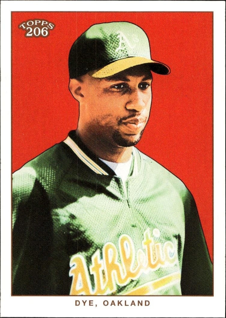 2002 Topps 206 Jermaine Dye #251 trading card