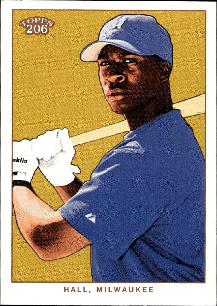 2002 Topps T206 Bill Hall #151 trading card