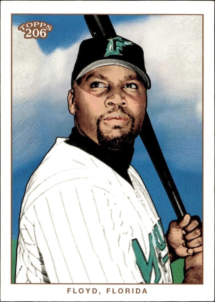 2002 Topps T206 Cliff Floyd #31 trading card