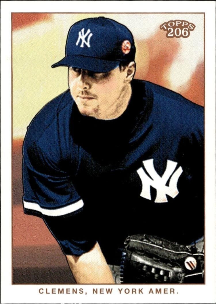 2002 Topps 206 Roger Clemens #30 trading card