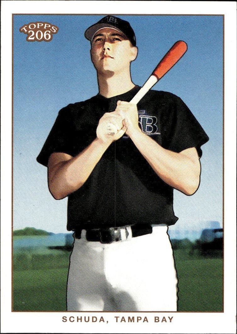 2002 Topps T206 Justin Schuda #283 trading card