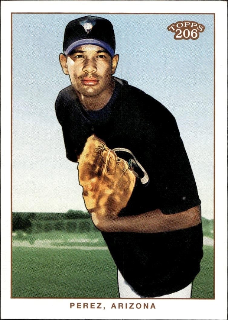 2002 Topps T206 Beltran Perez #281 trading card