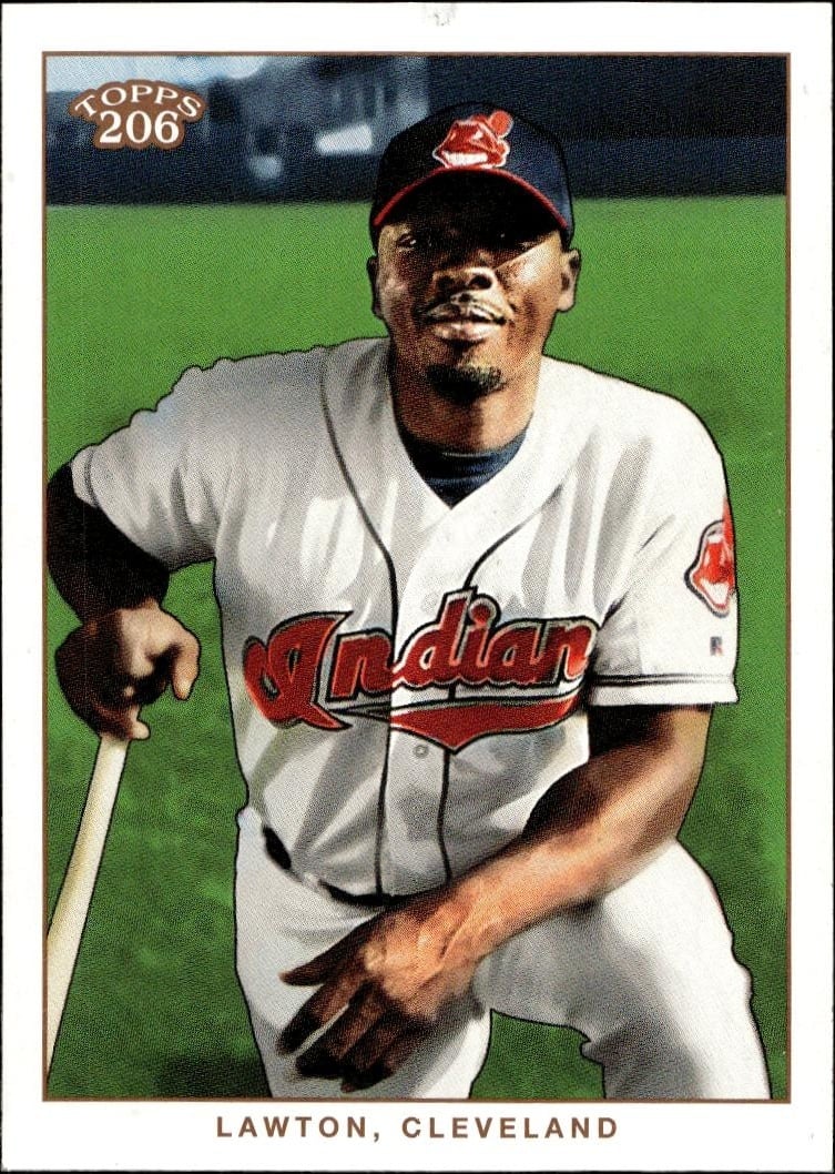 2002 Topps 206 Matt Lawton #217 trading card