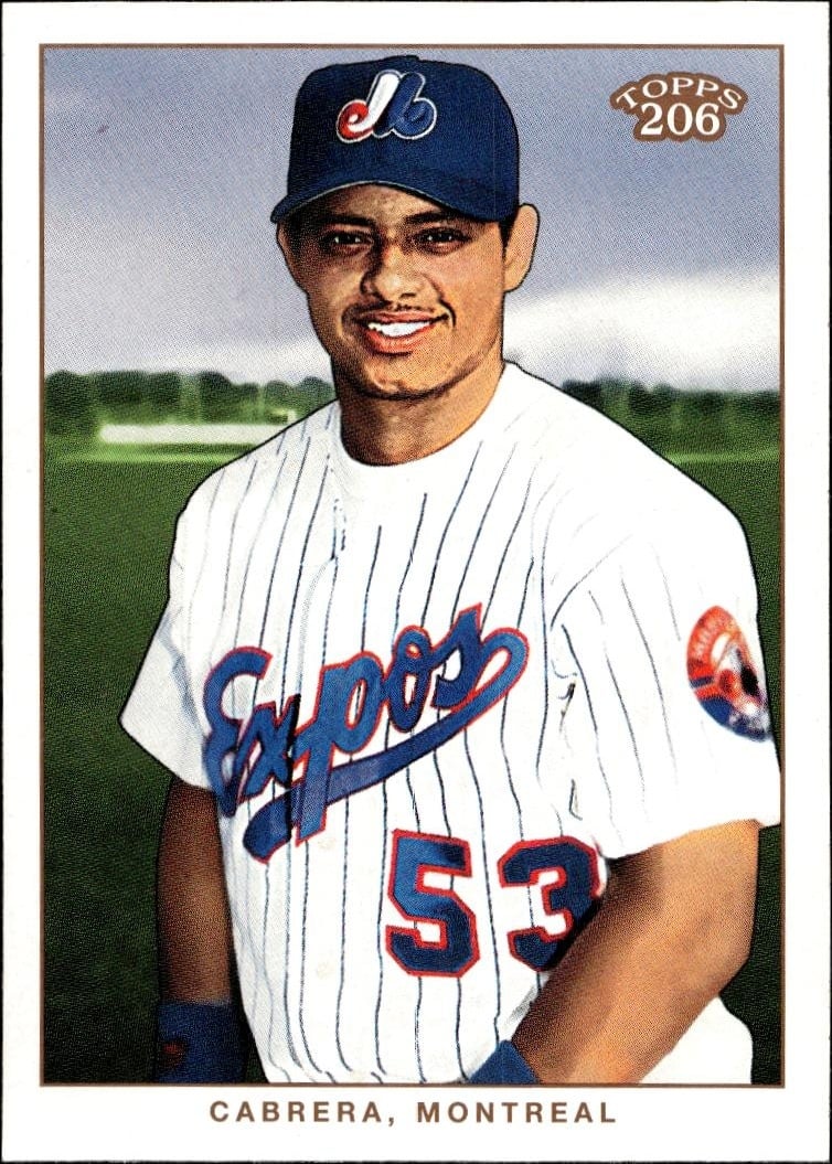 2002 Topps T206 Orlando Cabrera #211 trading card