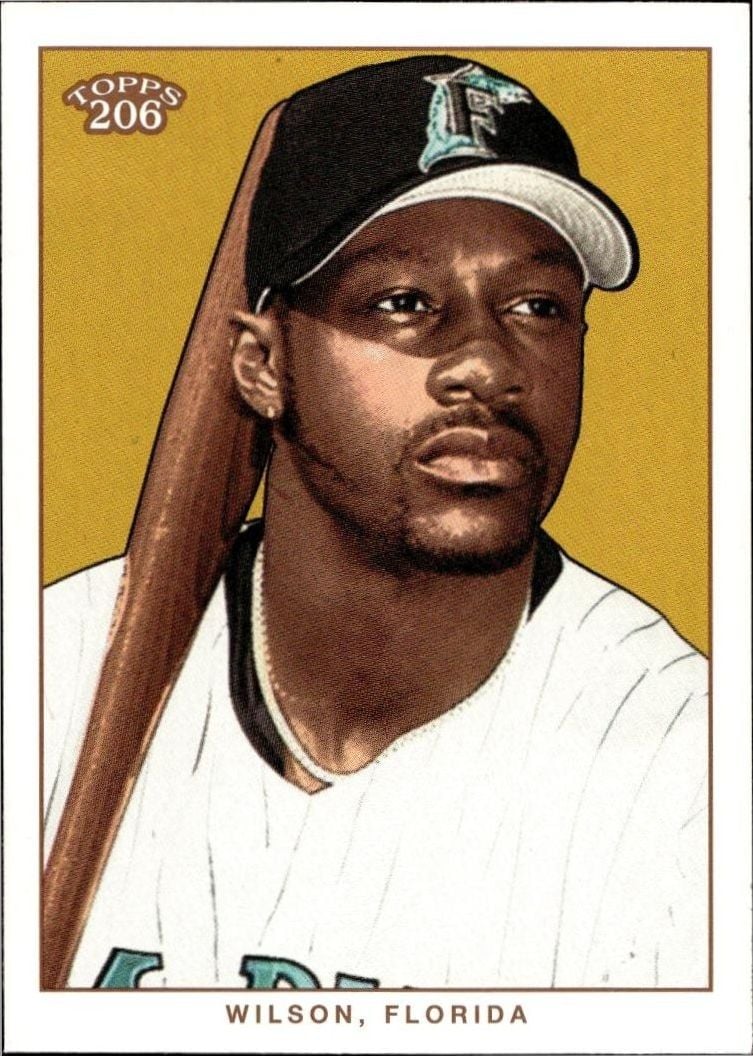 2002 Topps T206 Preston Wilson #115 trading card