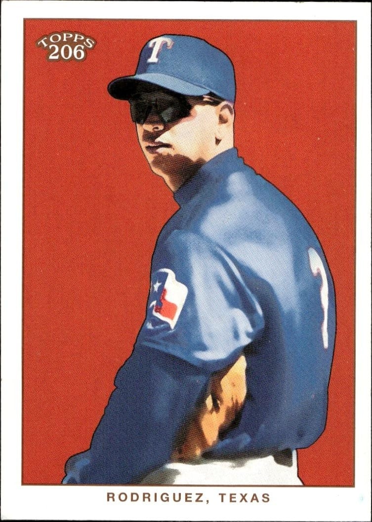 2002 Topps 206 Alex Rodriguez #221 baseball trading card front