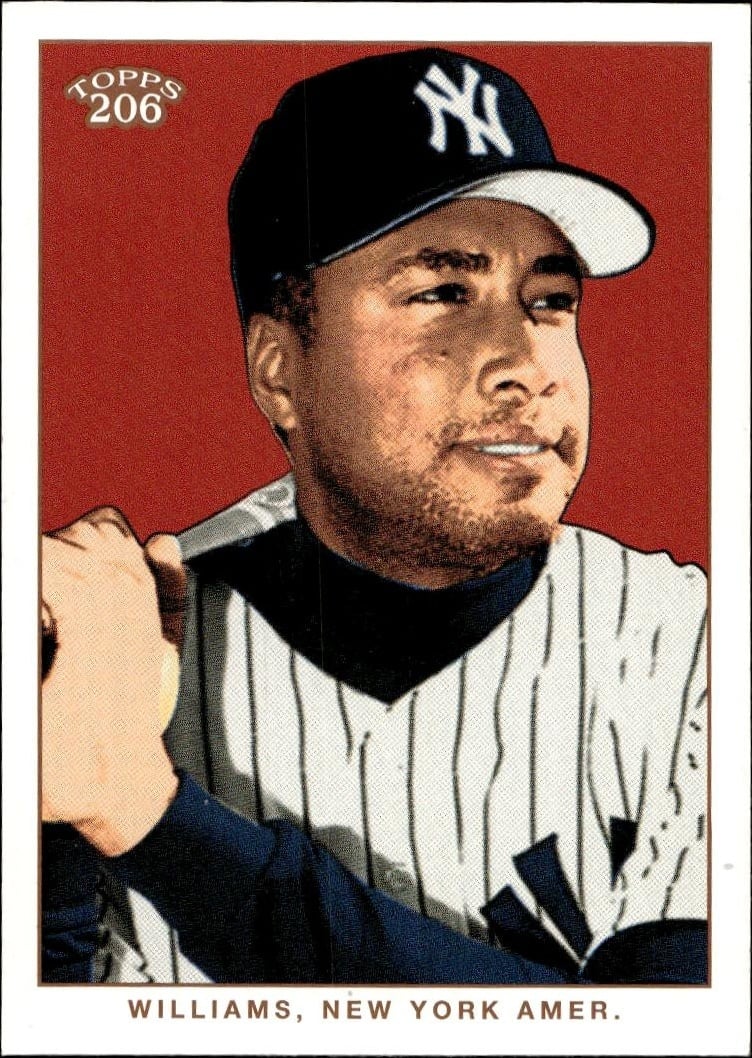 2002 Topps 206 Bernie Williams #79 trading card