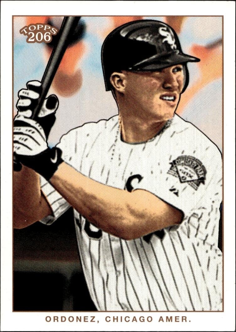 2002 Topps 206 Magglio Ordonez #69 baseball trading card front