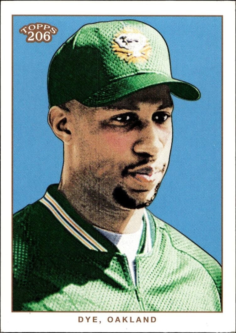 2002 Topps 206 Jermaine Dye #63 trading card