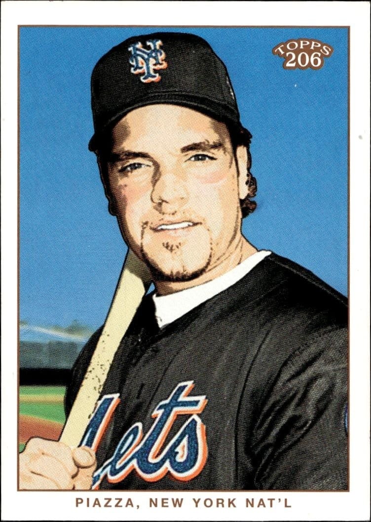 2002 Topps 206 Mike Piazza #82 trading card