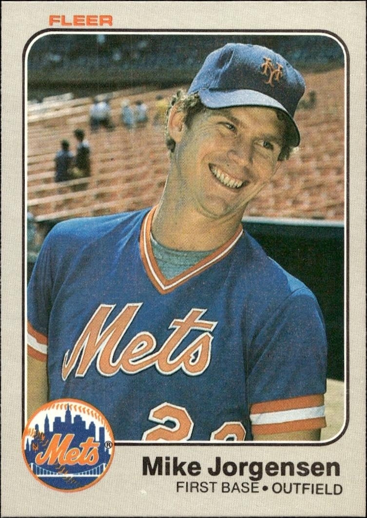 1983 Fleer Mike Jorgensen #547 trading card