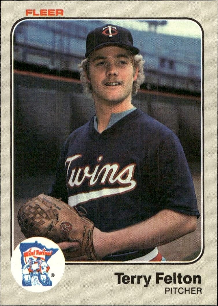 1983 Fleer Terry Felton #612 trading card