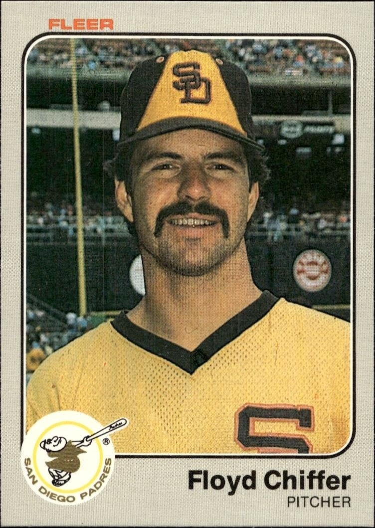 1983 Fleer Floyd Chiffer #354 trading card