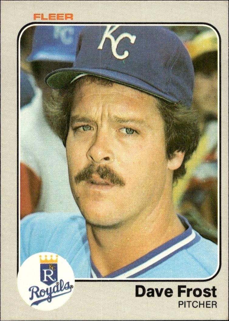 1983 Fleer Dave Frost #111 trading card