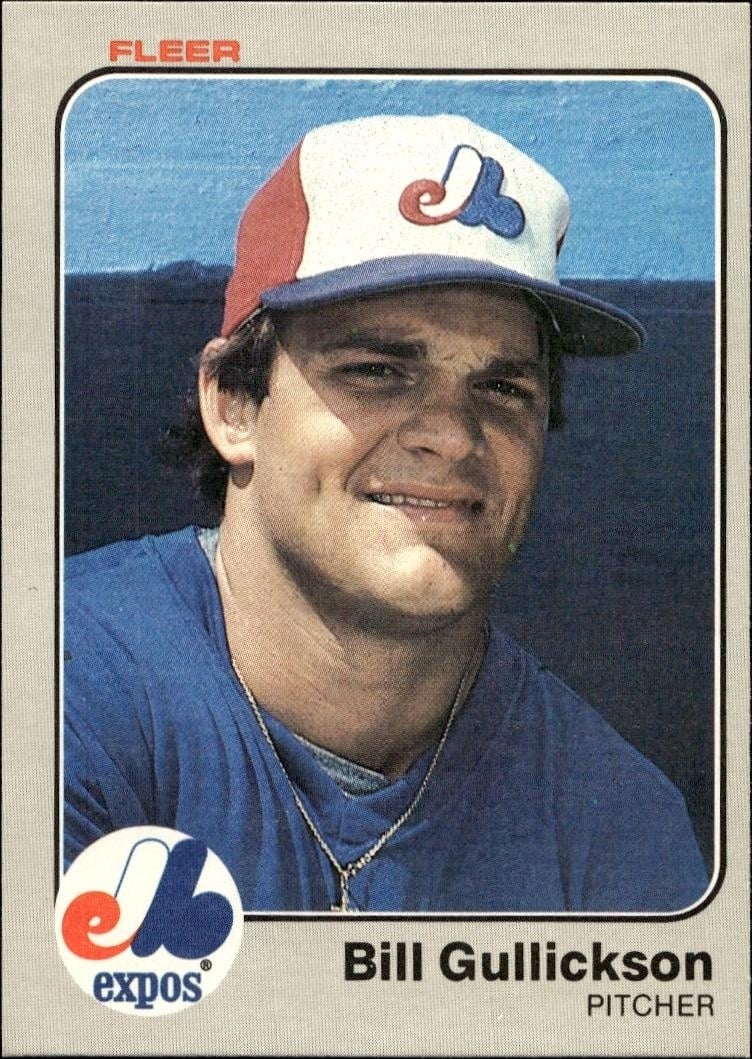 1983 Fleer Bill Gullickson #284 trading card
