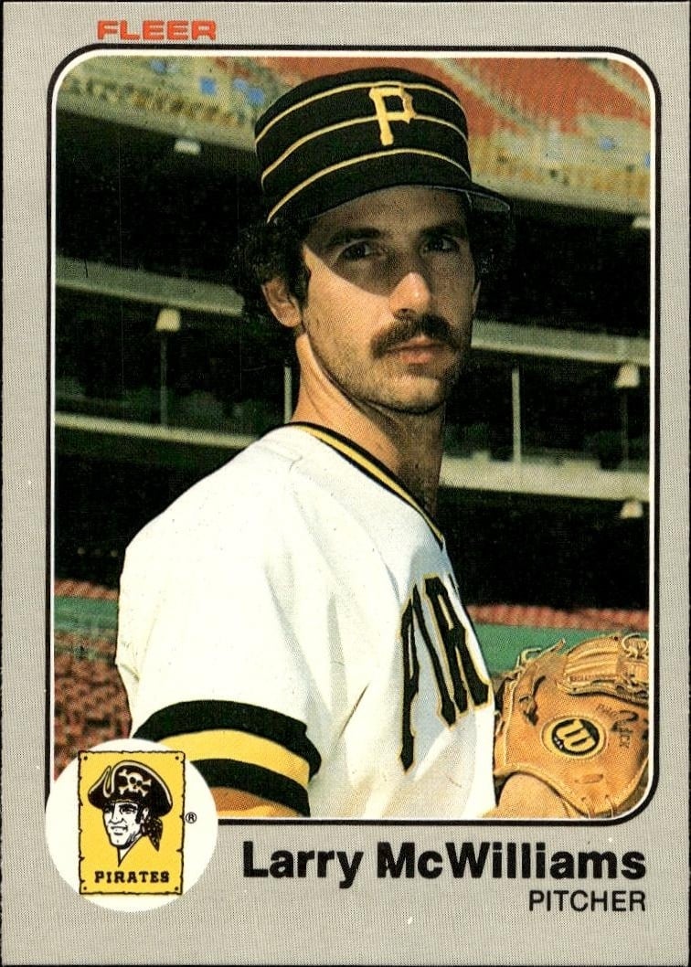 1983 Fleer Larry McWilliams #310 trading card