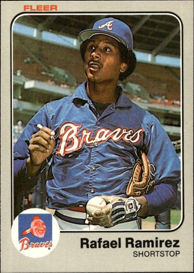 1983 Fleer Rafael Ramirez #146 trading card
