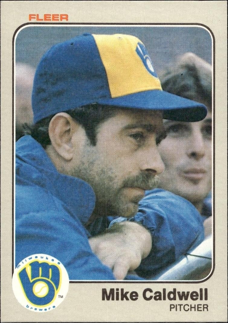 1983 Fleer Mike Caldwell #29 trading card