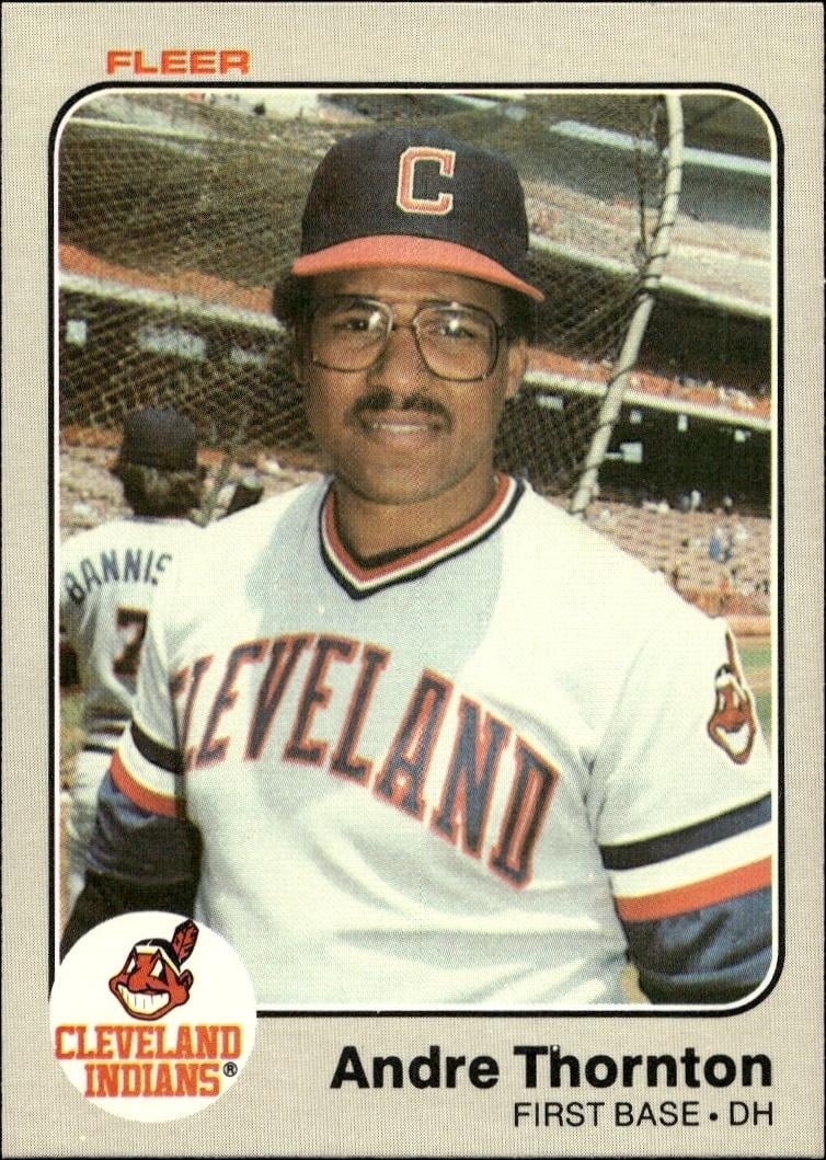 1983 Fleer Andre Thornton #421 trading card