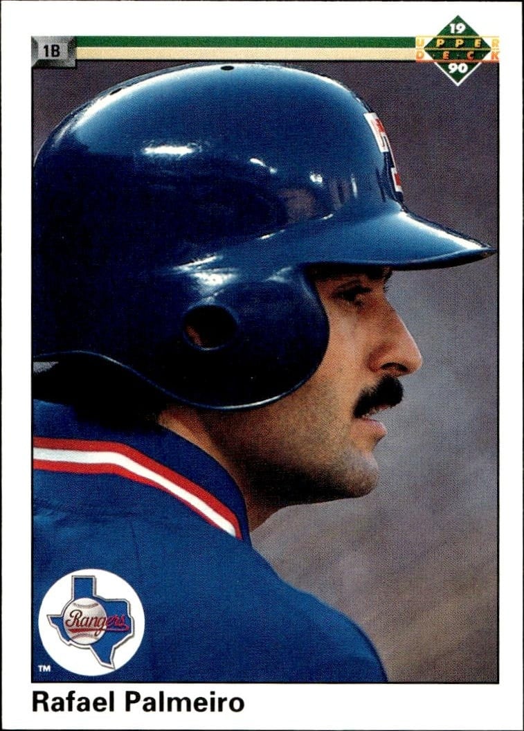 1990 Upper-Deck Rafael Palmeiro #335 trading card