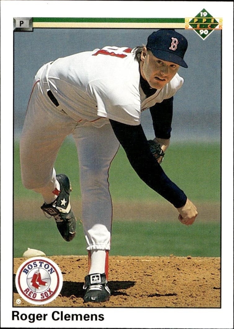 1990 Upper-Deck Roger Clemens #323 trading card
