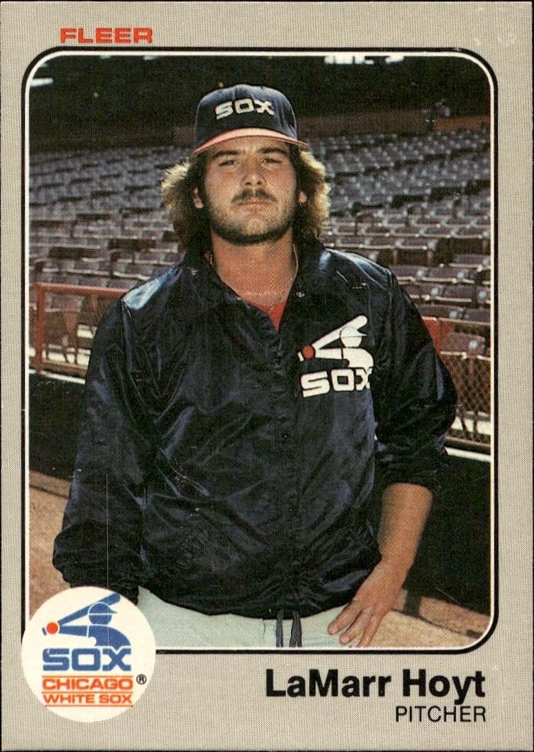 1983 Fleer LaMarr Hoyt #238 trading card