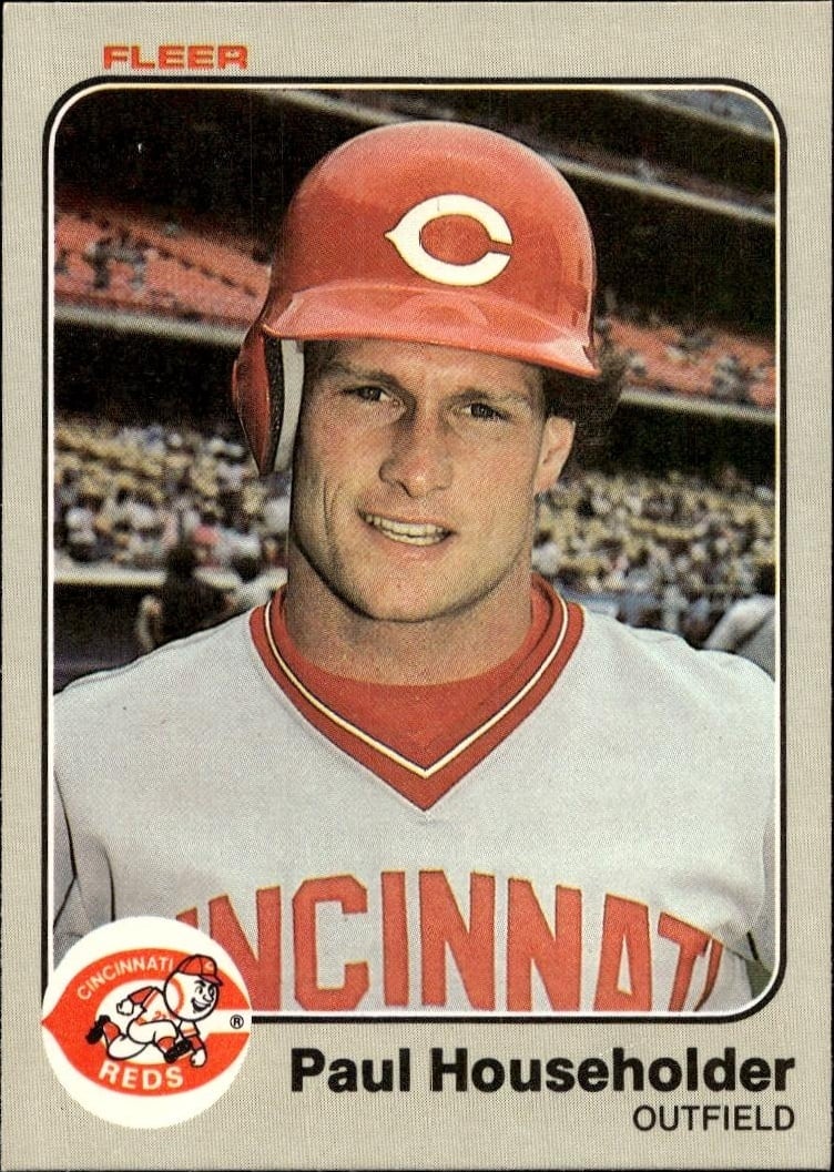 1983 Fleer Paul Householder #592 trading card