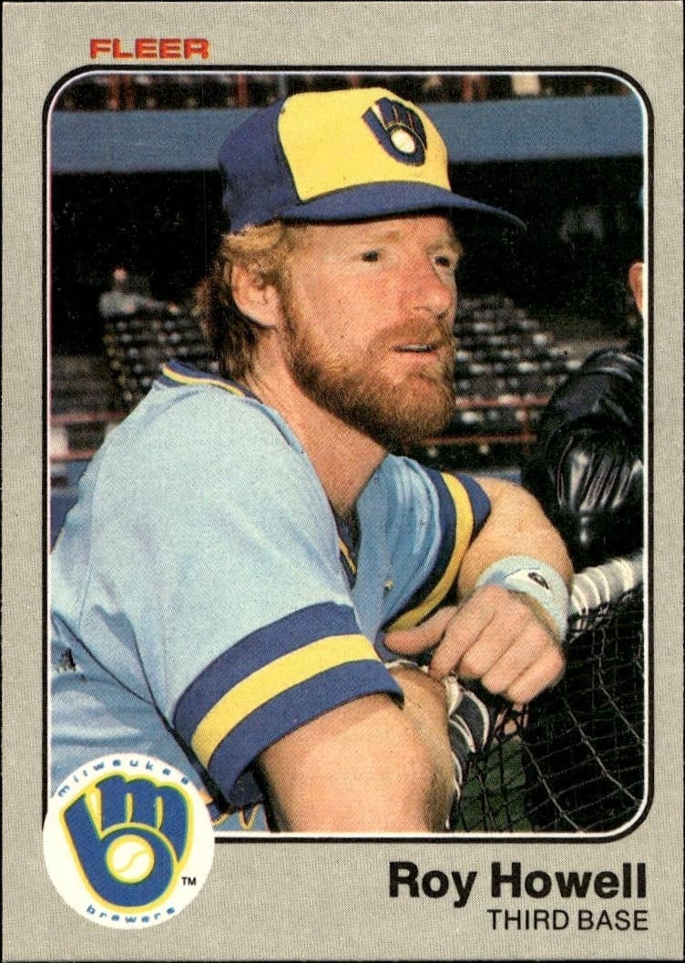 1983 Fleer Roy Howell #36 trading card