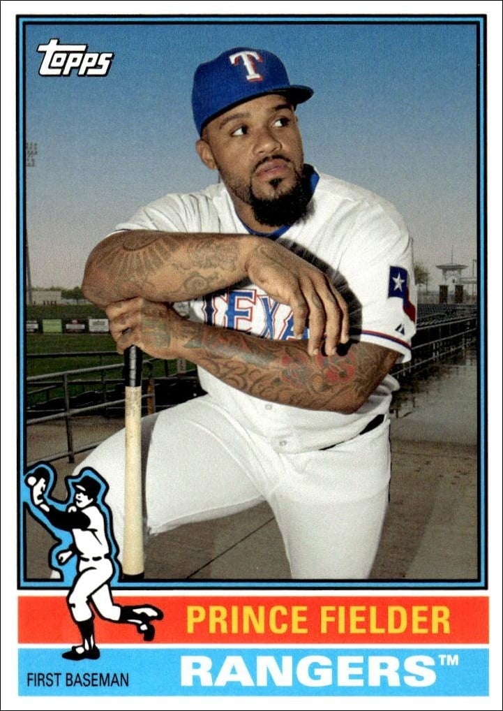 2015 Topps Archives Prince Fielder #191 trading card