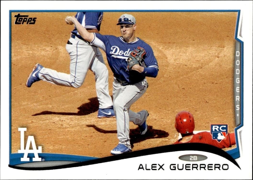 2014 Topps Series 2 Alex Guerrero #643 baseball trading card front