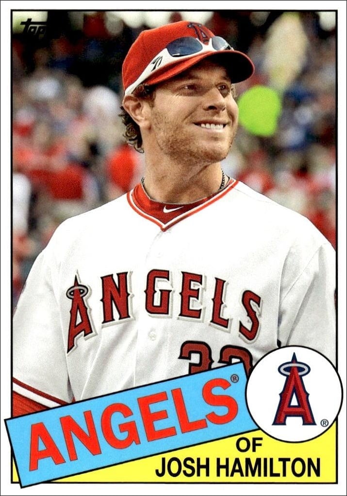 2013 Topps Archives Josh Hamilton #110 trading card
