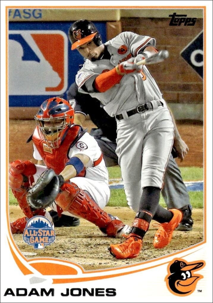 2013 Topps Update Adam Jones #US72 trading card