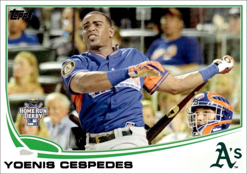 2013 Topps Update Yoenis Cespedes #US7 trading card