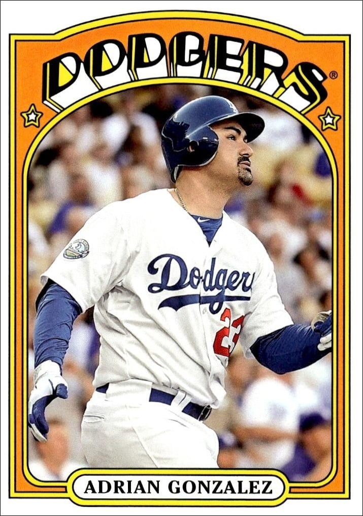 2013 Topps Archives Adrian Gonzalez #6 trading card