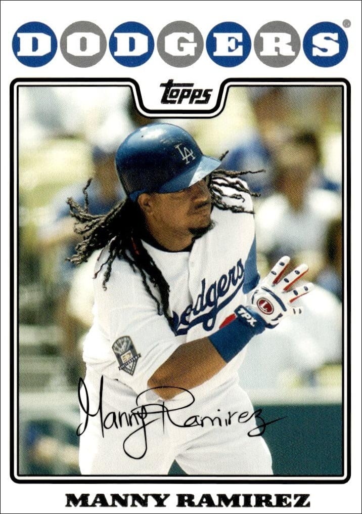 2008 Topps Updates & Highlights Manny Ramirez #UH237 trading card