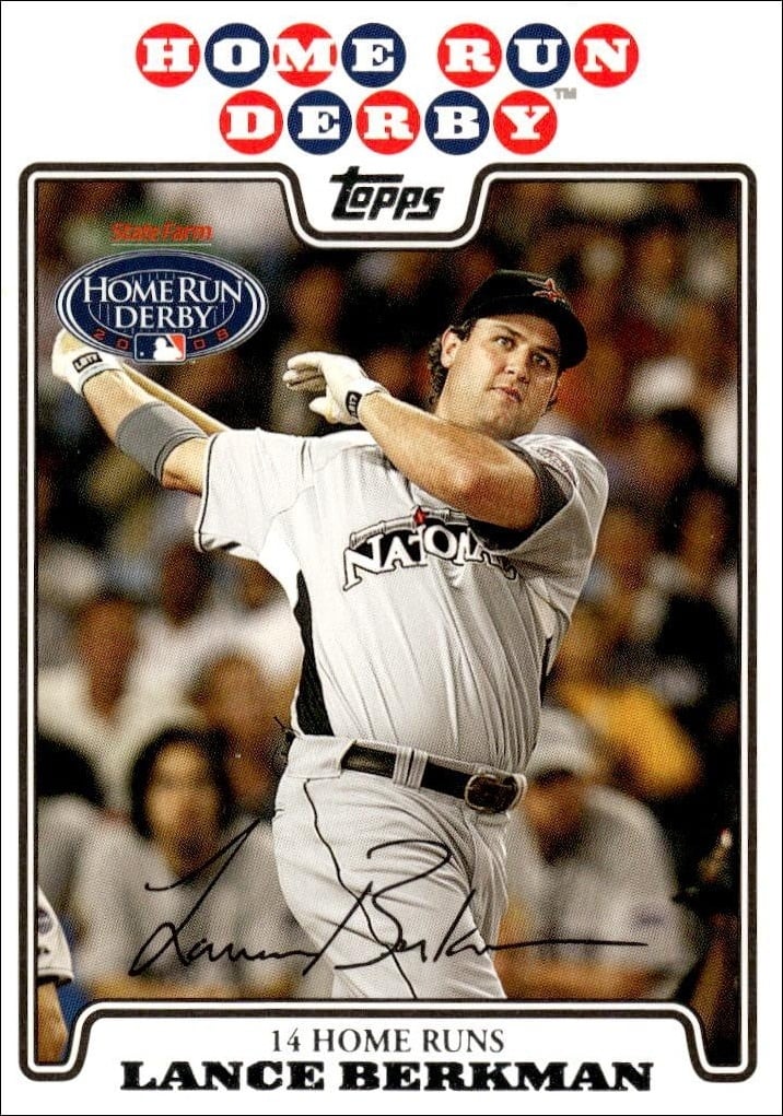 2008 Topps Updates & Highlights Lance Berkman #UH178 trading card