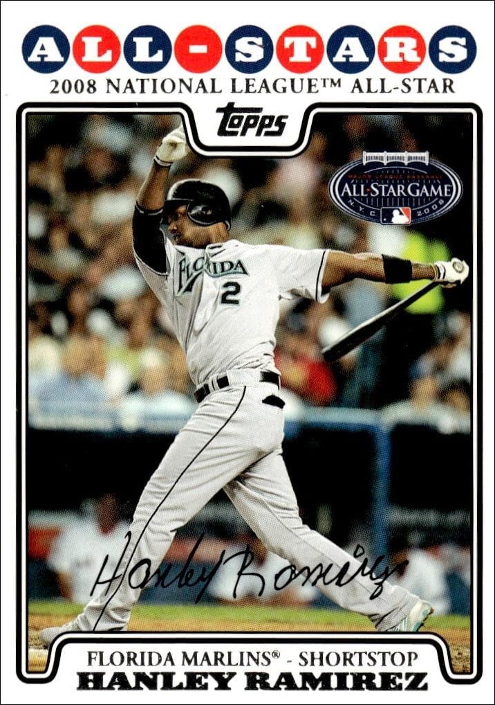 2008 Topps Updates & Highlights Hanley Ramirez #UH35 trading card