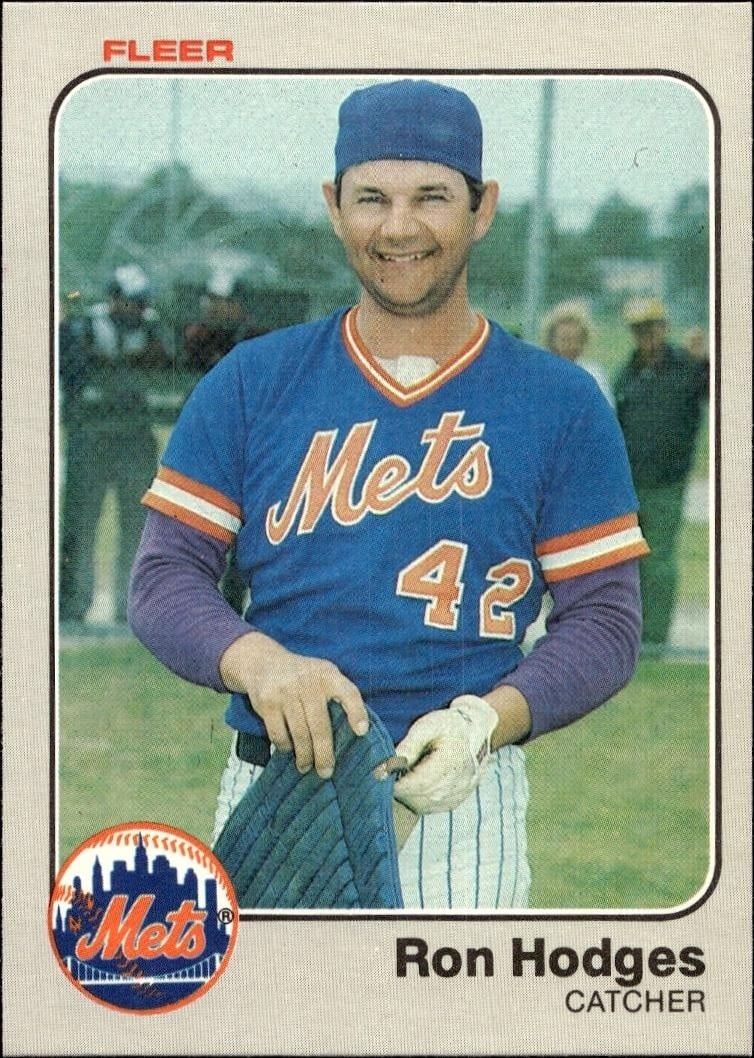 1983 Fleer Ron Hodges #545 trading card