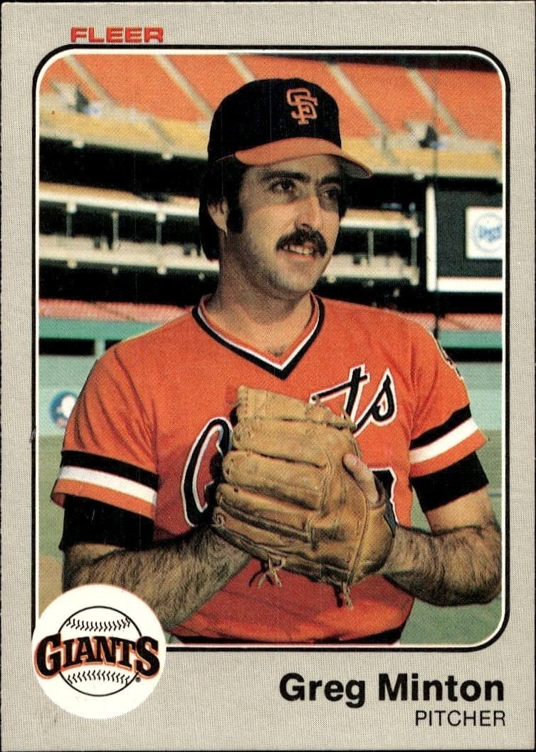 1983 Fleer Greg Minton #269 trading card