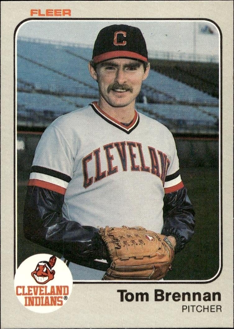 1983 Fleer Tom Brennan #403 trading card