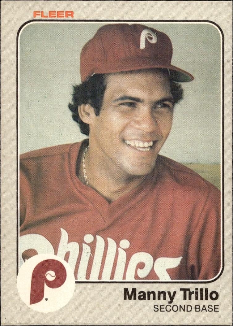 1983 Fleer Manny Trillo #174 trading card