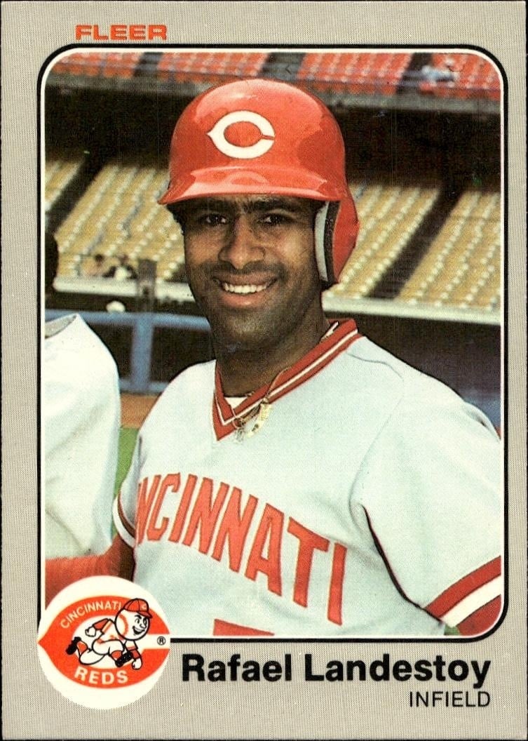 1983 Fleer Rafael Landestoy #595 trading card
