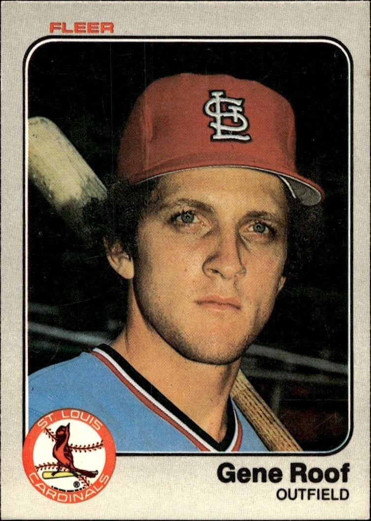 1983 Fleer Gene Roof #20 trading card