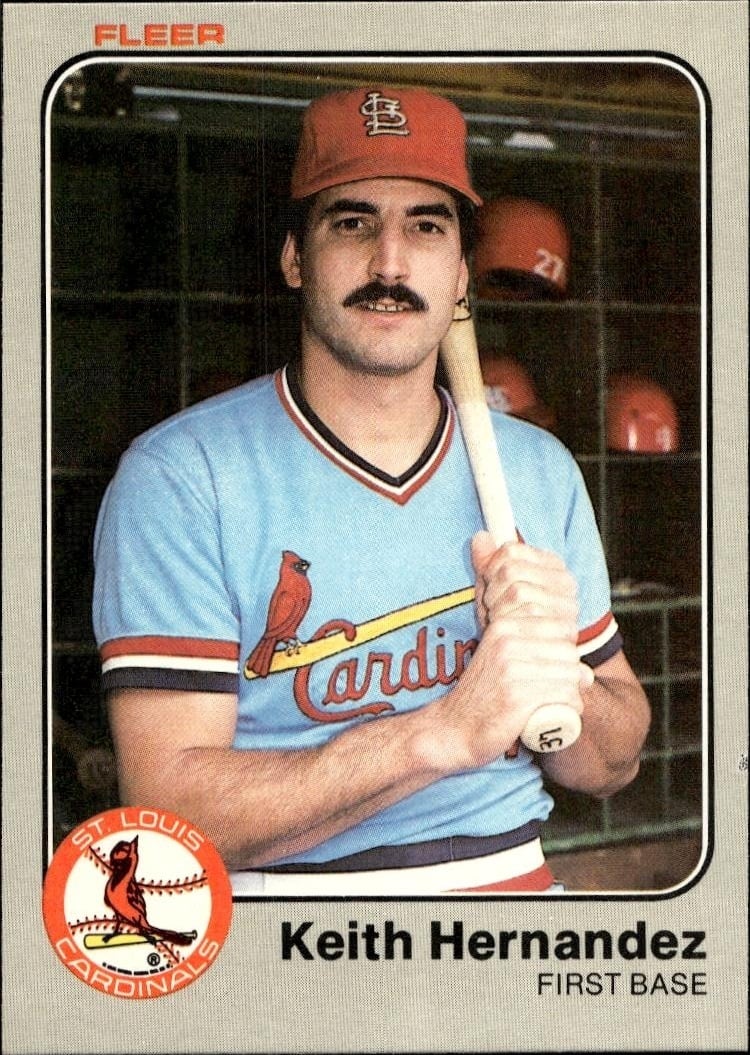 1983 Fleer Keith Hernandez #8 trading card