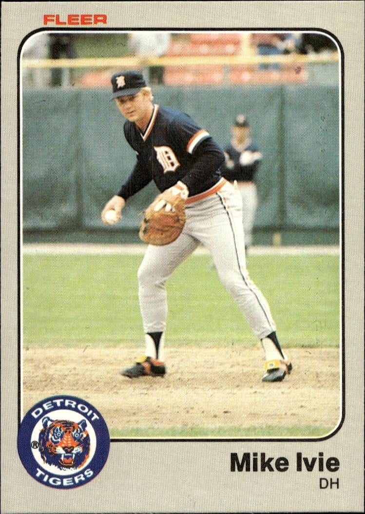 1983 Fleer Mike Ivie #331 trading card