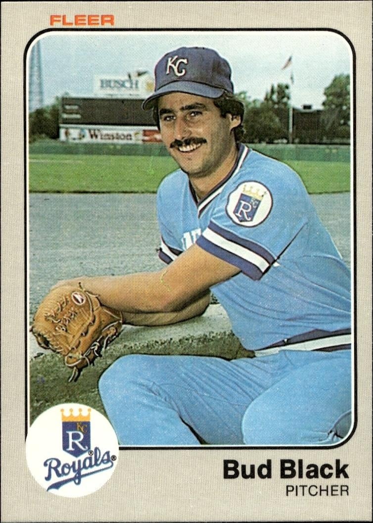 1983 Fleer Bud Black #107 trading card
