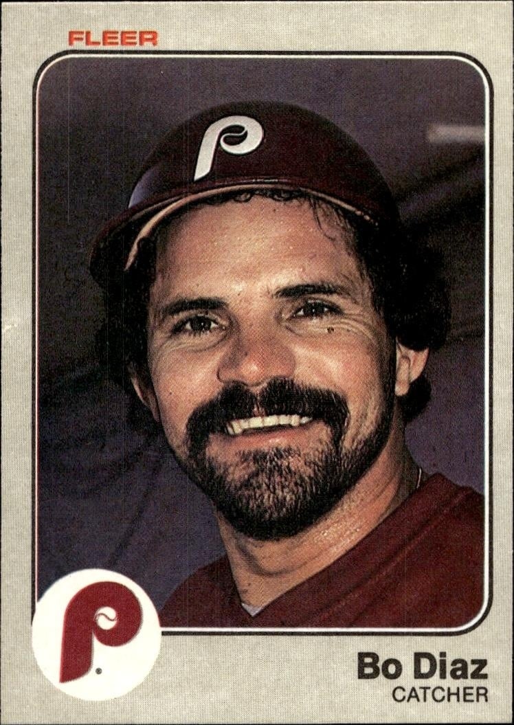 1983 Fleer Bo Diaz #160 trading card