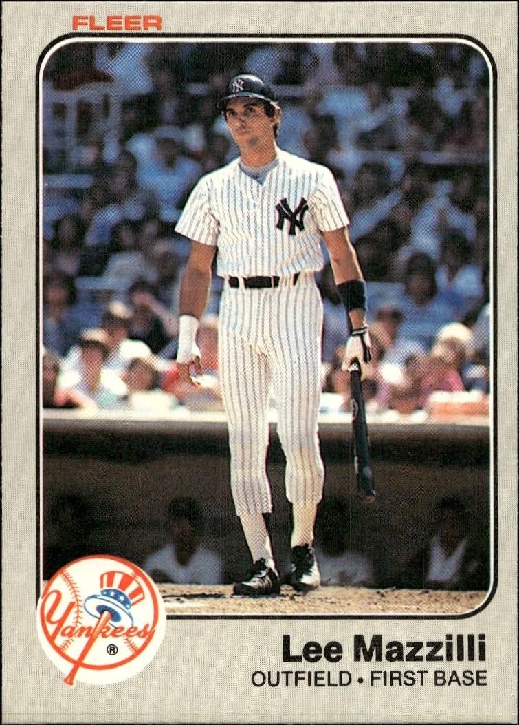1983 Fleer Lee Mazzilli #387 trading card