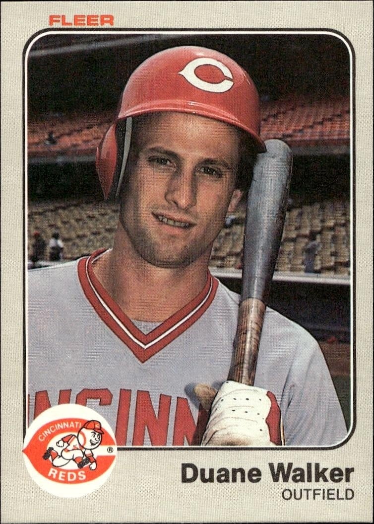 1983 Fleer Duane Walker #606 trading card